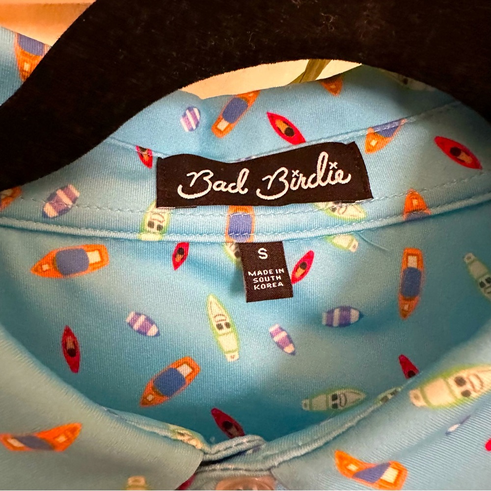 Bad Birdie Dock Solid Polo View 2